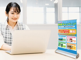 卓上バナースタンド設置イメージ